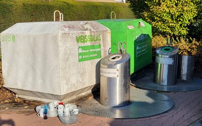 Glas-Container EDEKA - Gemeinde Hagen a.T.W. Glas-Container EDEKA