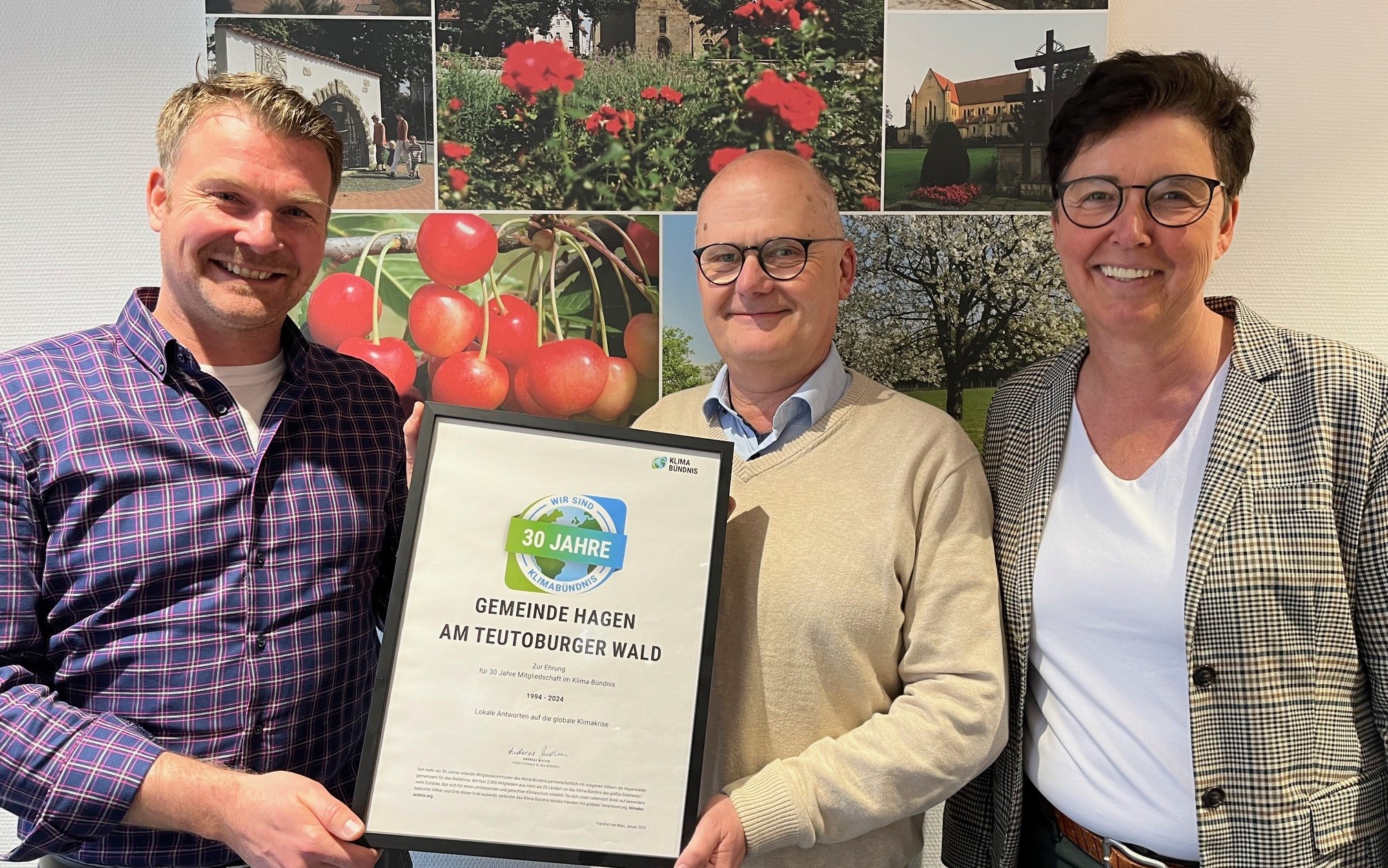 Hagen a.T.W. erhält Urkunde für langjähriges Engagement im Klimaschutz