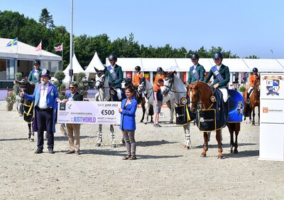 Irische Springreiter