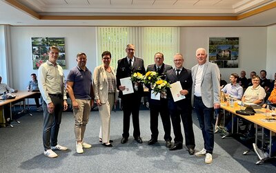 Amtseinführung des neuen Gemeindebrandmeisters Michael Räther