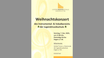 Weihnachtskonzert JMS_2025 - Gemeinde Hagen a.T.W. Weihnachtskonzert JMS_2025