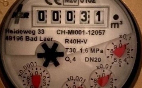 Ablesung Wasserzähler