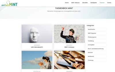 Mint Portal - https://www.einfach-mint.de/ Mint Portal