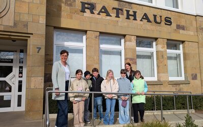 Schülerzeitung der Grundschule Gellenbeck zu Gast im Rathaus_CC_Gemeinde Hagen a