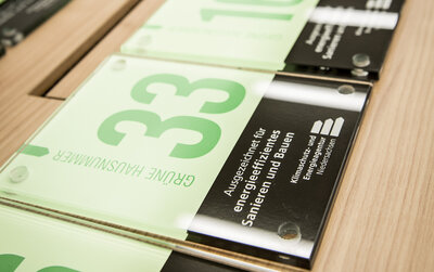 Grüne Hausnummer - Landkreis Osnabrück/Aileen Rogge Grüne Hausnummer