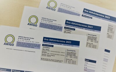 AWIGO Abfuhrkalender 2023