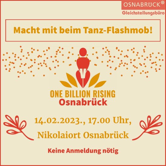 Einladung One Billion Rising_Tanz Flashmob
