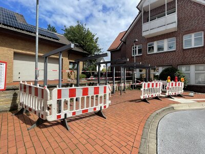 Bauarbeiten Haltestelle Zentrum - Gemeinde Hagen a.T.W. Bauarbeiten Haltestelle Zentrum