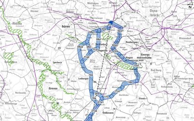 Westerkappeln Gersteinwerk Korridornetz - Amprion GmbH Westerkappeln Gersteinwerk Korridornetz