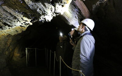 Führungen im Silberstollen - Natur- und Geopark TERRA.vita Führungen im Silberstollen