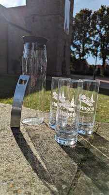 Hagener Glas_Flaschenöffner_Glaskaraffe
