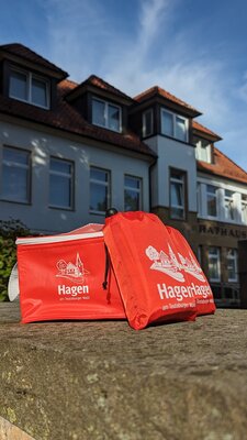 Hagener Kühltasche und Sitzkissen