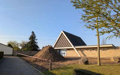 Friedhofskapelle Bauarbeiten