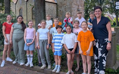 Besuch des Schülerrates der Grundschule - Gemeinde Hagen a.T.W. Besuch des Schülerrates der Grundschule