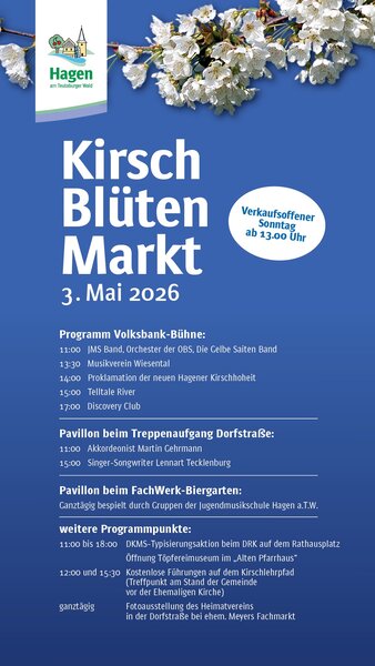 Programm Kirschblütenmarkt 2026